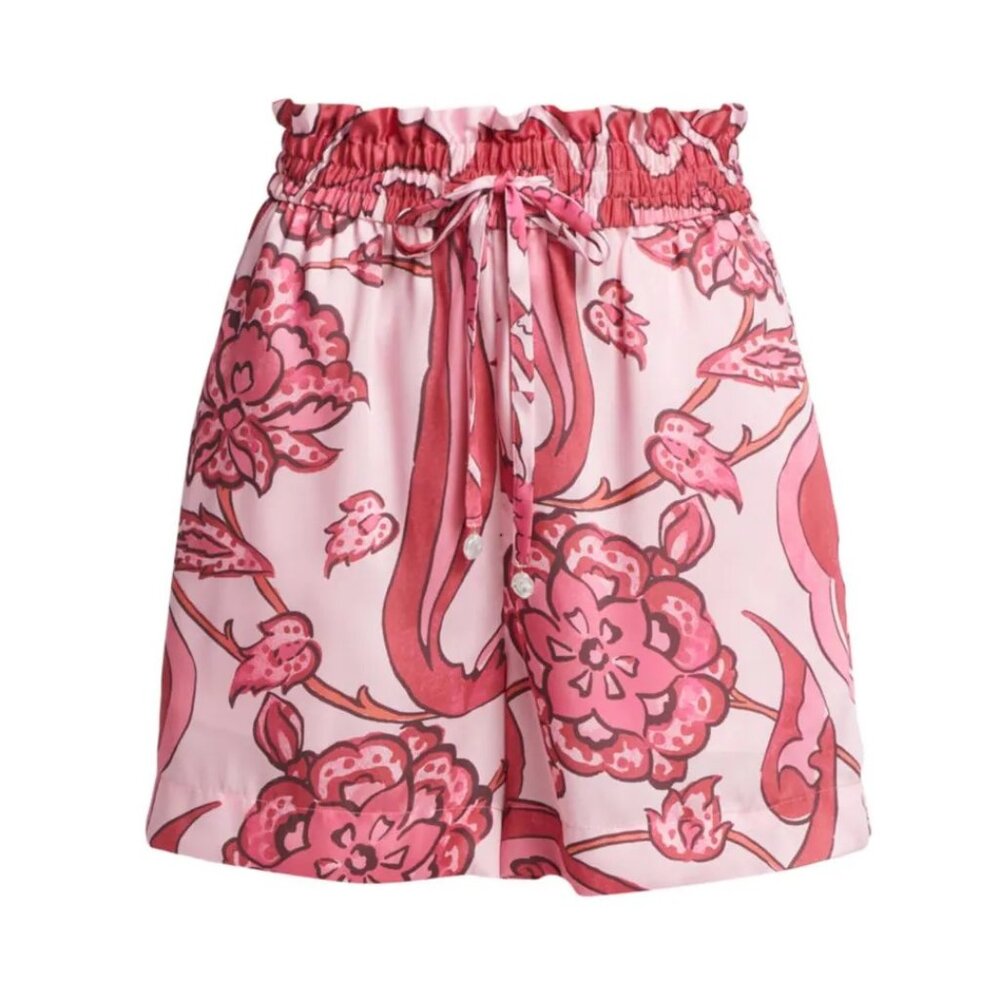 Derek Lam 10 Crosby Belen Floral-print Shorts
